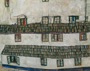 家の窓のファサード、1914 年。