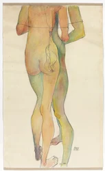 二人の立ちヌード、1913