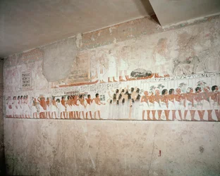 ラモーゼの墓の内部、ニューキングダム、紀元前1360年頃（壁画）