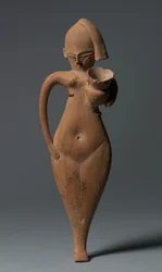 サービングガールの小像、紀元前1323- 1186年