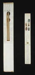 2つのパレット、ツタンカーメンの墓、王家の谷、新王国、紀元前1353-1327年