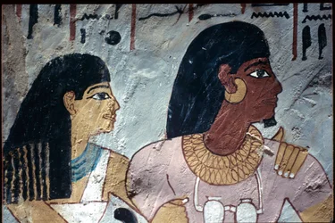 古代エジプト、壁画、セヌファーの墓、貴族の墓、テーベ