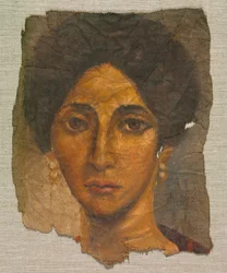 女性の葬式肖像、c.138-192