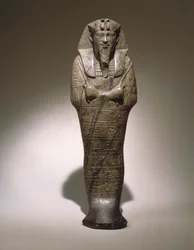 エチオピア（灰色の石灰岩）からのSenkamansekenのUshabti