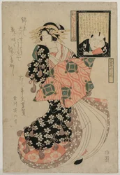 遊女を見る目c。 1810年。