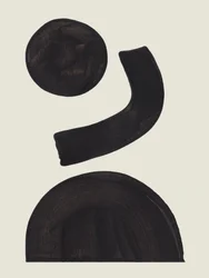 抽象的な黒い形