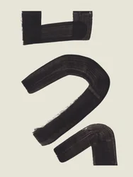抽象的な茶色の筆致