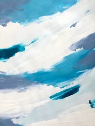 「抽象的な海の波」