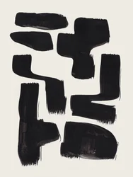 大胆な抽象的な形