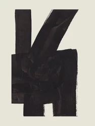 大胆な抽象的な筆致