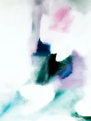 柔らかく抽象的な色合い