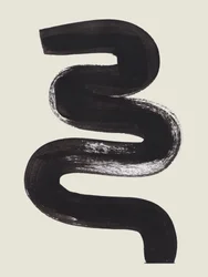 波打つ黒い線