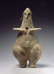 ステアトピグス像、アムラッシュ、紀元前2世紀後半～1世紀前半（テラコッタ）