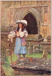 The Way of Life、Hodder and Stoughton発行の「The Book of Old English Songs and Ballads」のイラスト、1910年頃（カラーリソ）