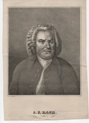 ヨハン・ゼバスティアン・バッハ（1685-1750）（1850年頃、エングレーヴィング）
