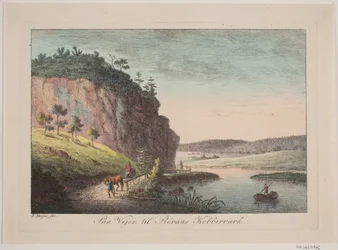 Røraa の銅工場へ向かう途中