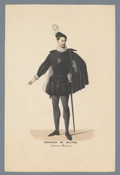 Chevalier De Malthe、ドイツの衣装 (オブジェクトのタイトル)