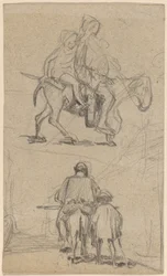 父と息子とロバ