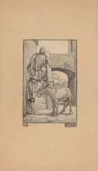 息子とロバ、1863年。