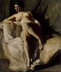 座っている女性のフィギュア、1906年[LDUCS-5189]