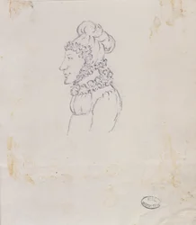 女性の絵