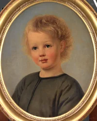 4歳のホルガー・アーガード・ハメリッヒの肖像