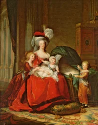 マリー・アントワネット（1755-93）とその子供たち