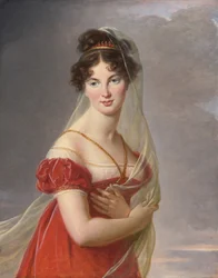 Aglae Angelique Gabrielle de Gramont 1787-1842の肖像、アレキサンダーLvovich Davy将軍の妻