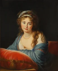 伯爵夫人エカテリーナ・スカヴロンスカヤの肖像、エンゲルハルト1761-1829、1796