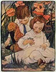 彼らは私をキリギリスのシンドバッドと呼ぶ」（『アウトドアランド』D.アプルトン＆カンパニー、ニューヨーク＆ロンドン刊より）。