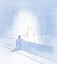 私の不安はすべて彼の手に触れることで止められました。彼は私に彼の友人としての私の尊厳を示し、私に信頼するように促しました。、2000年（紙にw - c）
