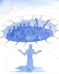 自分の罪のための懺悔として、また懺悔をしない人たちのための懺悔として、イエスと結ばれて自分の痛みを捧げたとき、主は、私たちの懺悔によって、罪に囚われた人たち--まるで地下に閉じ込められたかのような人たち--に多大な助けを与えることを教えてくださった。