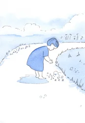 私たちが罪を神にささげるとき、悔い改めながら、母親が子供からの小石を宝石として受け入れるときのように、神はそれらを贈り物として受け入れます、2002年（紙にw - c）