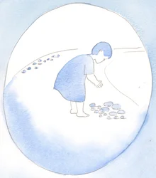 私たちが罪を神にささげるとき、悔い改めながら、母親が子供からの小石を宝石として受け入れるときのように、神はそれらを贈り物として受け入れます、2002年（紙にw - c）