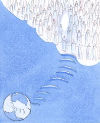 キリストは、地上の羊飼いの一人のために確保された、聖人の中の天国の場所を私に示された。