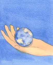 神はとても偉大で、地球はとても小さいので、神が許していないことは何も起こり得ません-人々が苦しんでいる最悪の事態でさえ、2004年（紙にw - c）
