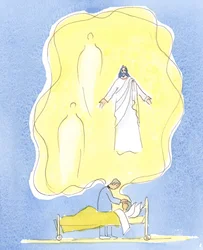 病人への神の賜物は、父と聖霊、一つの神と共に、2004年にこの聖餐式で働いているイエス・キリストご自身です（紙にw - c）