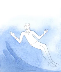 煉獄から甦った魂が、悪い夢から覚めた男のように、不思議そうに周囲を見回しているのが見えた。