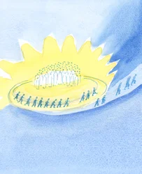 地上の生活では、2003年にキリストと聖人を完全に見渡してレースを行っているかのようです（紙にw - c）
