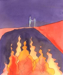 他人に対して残酷で軽率な人々が、死ぬ前に悔い改めるように祈り、説教することは慈悲の業である。
