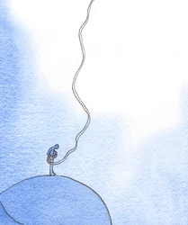 まるで、私たちが困っている人のために執り成しをするとき、キリストは天からロープを降ろし、喜んで魂を高く引き上げます、2003年（紙にw - c）
