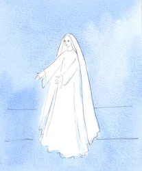 聖母は私に両手を広げ、愛され歓迎されることをどれほど喜んでいるかを示している。