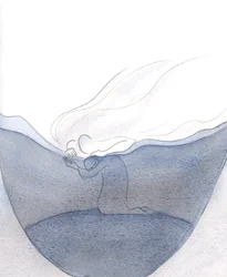 私たちの最も小さな祈りは、2001年に愛する子供を撫でる父親のような神によって歓迎され、聞かれ、報われます（紙にw - c）