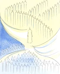 私たちが聖体拝領で出会うキリストは、2003年の3つの地域の「戸口」にいるかのようです（紙にw - c）