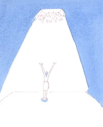 イエスの御名によってささげる祈りを御父は聞いてくださる, 2004 (紙に水彩)