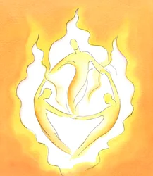 一つの神である三人の神は、永遠に、絶え間なく、途切れることなく、至福で、相互に完全な愛を授受することで「占領」されています、2002年（紙にw - c）