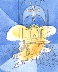 私たちがミサで賛美するすべての神聖で荘厳な神は、彼の息子であるキリストを通して、2003年にここにいます（紙にw - c）