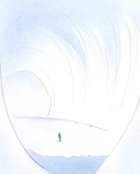 暗くて散らかった魂の洞窟は、真珠のように美しく、キラリと光る高い天井の部屋になりました。、2001年（紙にw - c）