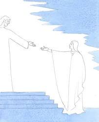 神の母となるようにという神の招きに対する聖母の寛大な応答は、彼女に多くの苦しみをもたらしたが、同時にとてつもない喜びと栄光をももたらした。