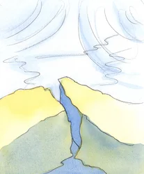 誰かが突然神に啓発されたとき、それはまるで海底地震が起こったかのようです、2003年（紙にw - c）